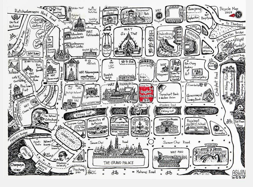 Bangkok Bed And Bike Hostel Ngoại thất bức ảnh
